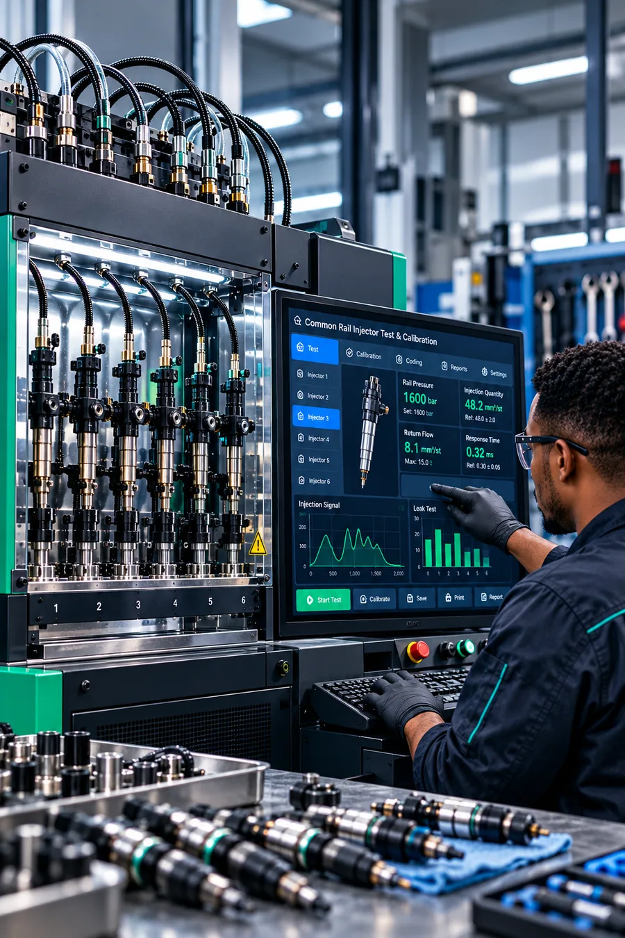 Diesel diagnostic and testing equipment